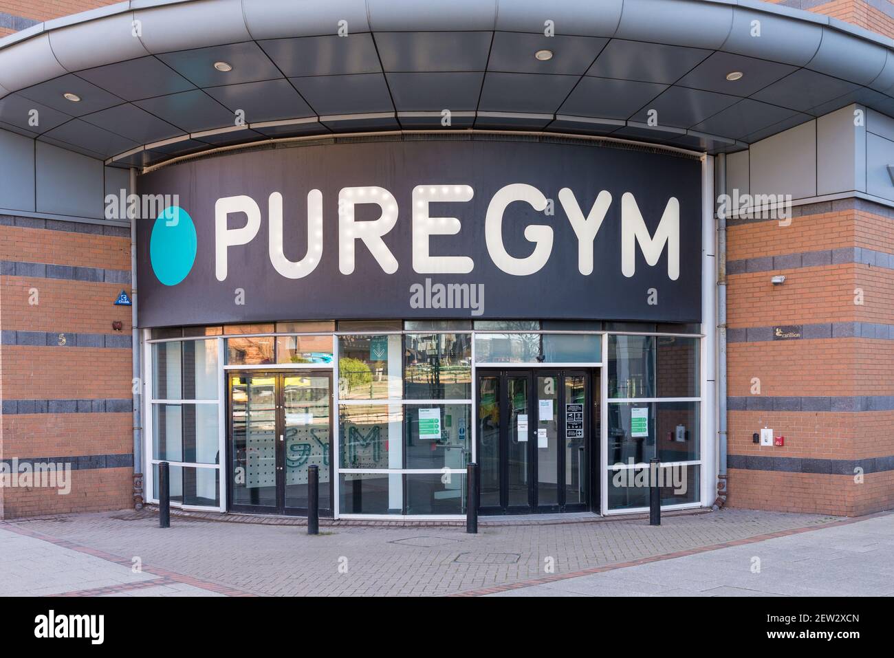 Palestra Puregym su Broad Street, nel centro di Birmingham Foto Stock