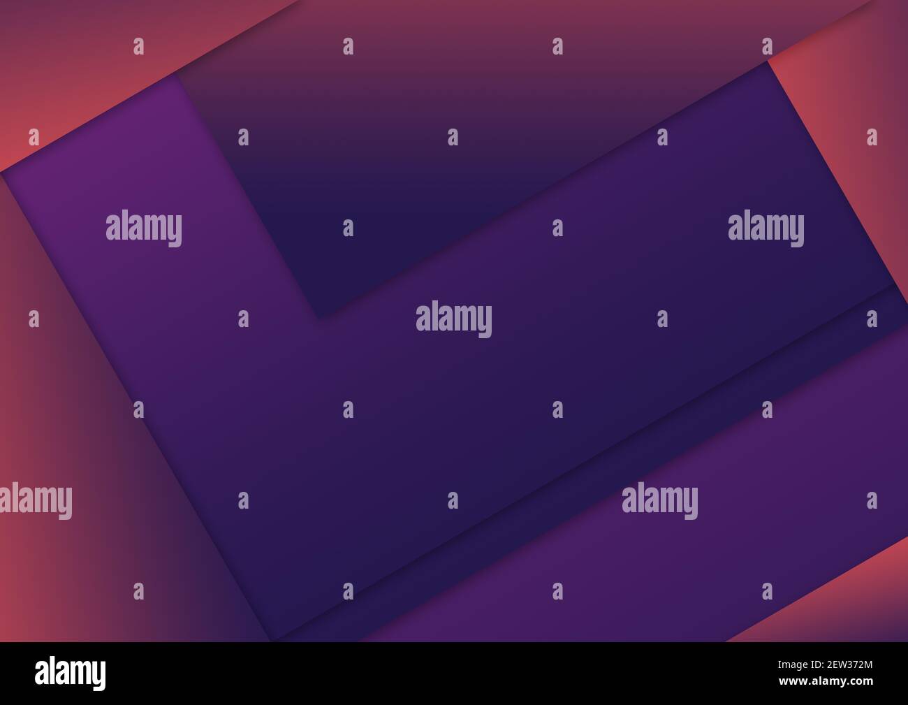 Uno sfondo grafico geometrico moderno blu, viola e rosa con spazio di copia per il design Foto Stock