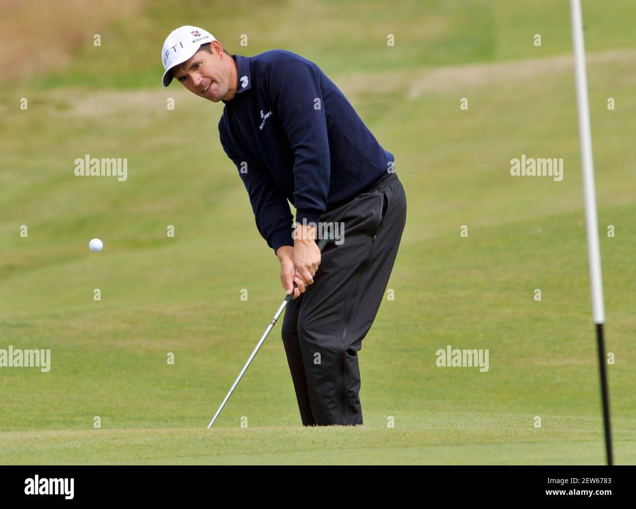 LA TURNBURY APERTA 2009. 2° GIORNO 17/7/2009. PADRAIG HARRINGTON AL 12. IMMAGINE DAVID ASHDOWN Foto Stock