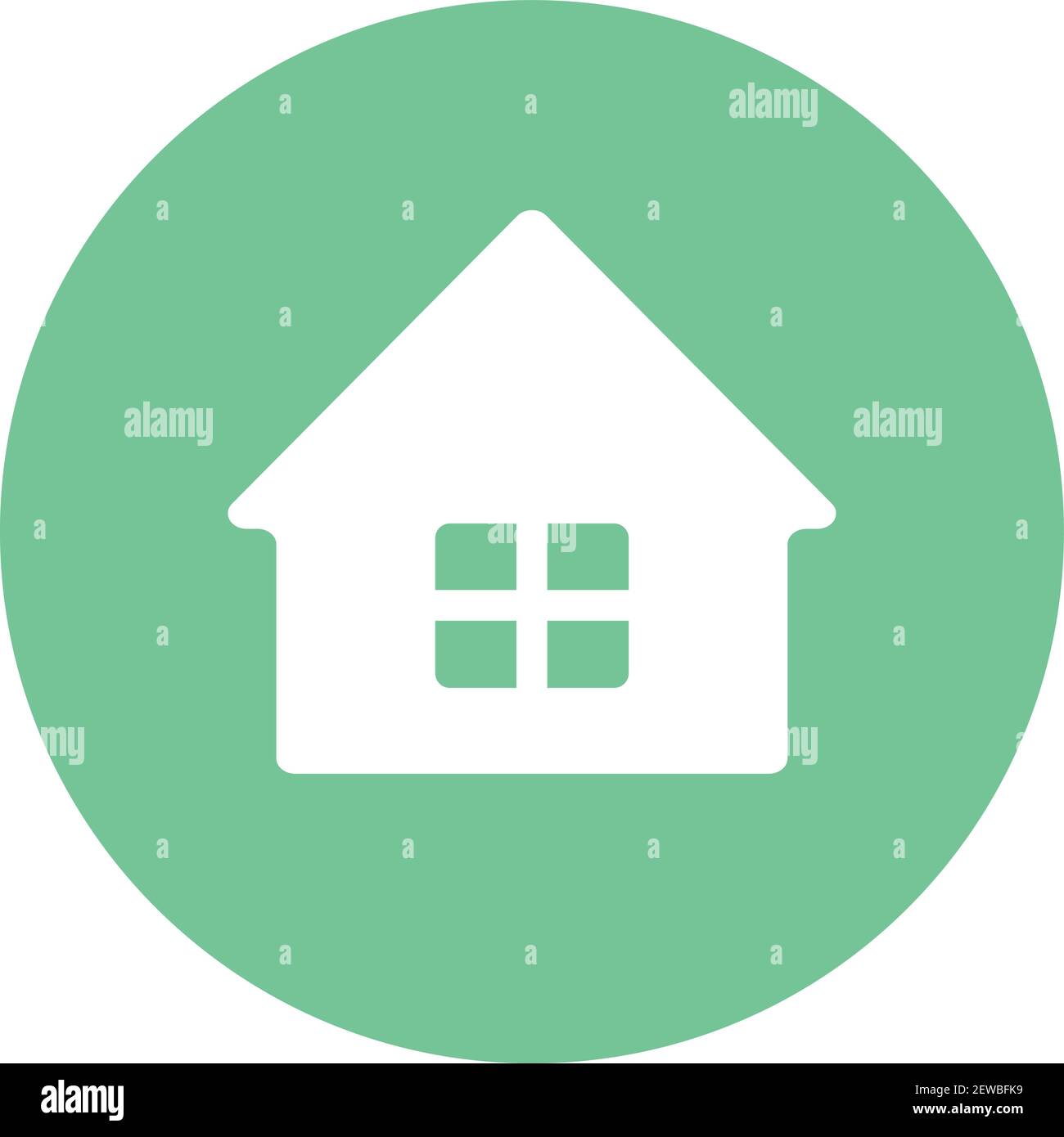 Casa di comunicazione, illustrazione, vettore su sfondo bianco. Illustrazione Vettoriale