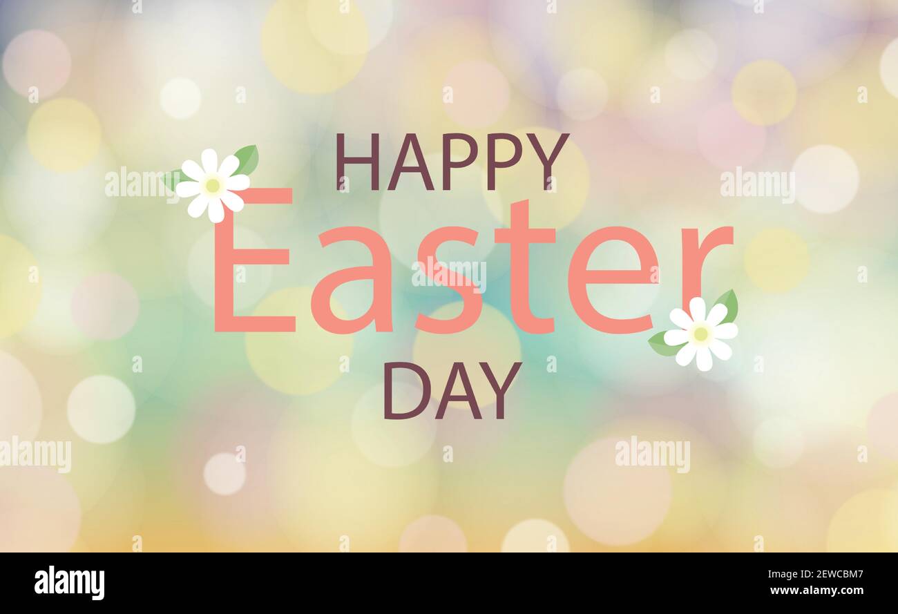 Congratulazioni per la Pasqua ortodossa, bokeh sfondo - Vector illustrazione Illustrazione Vettoriale