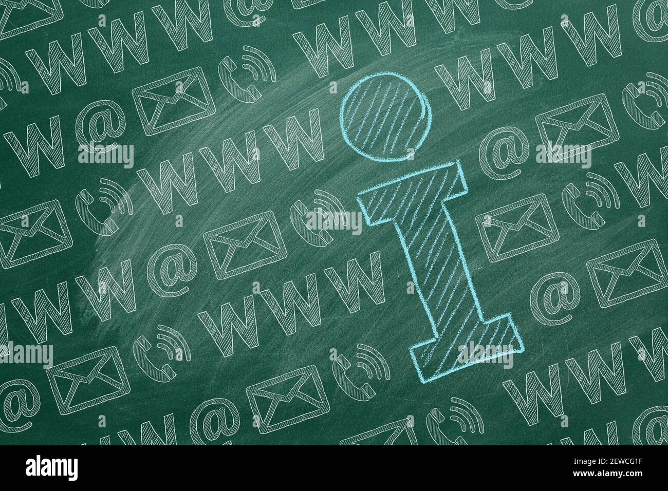 Contattaci per ulteriori informazioni Foto Stock