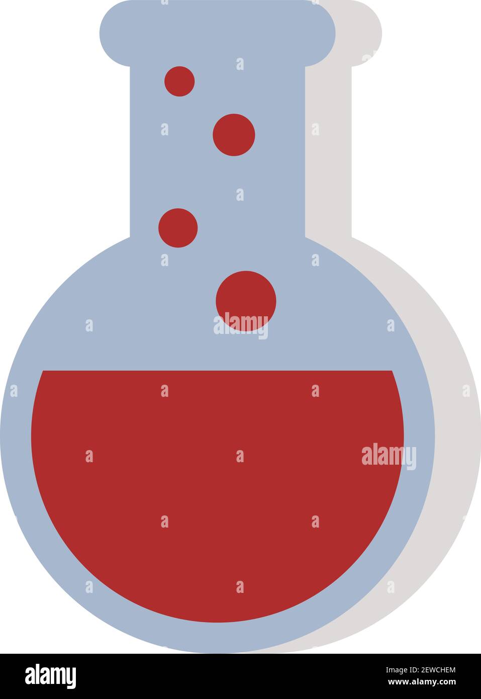 Classe di scienza, illustrazione, vettore su sfondo bianco. Illustrazione Vettoriale