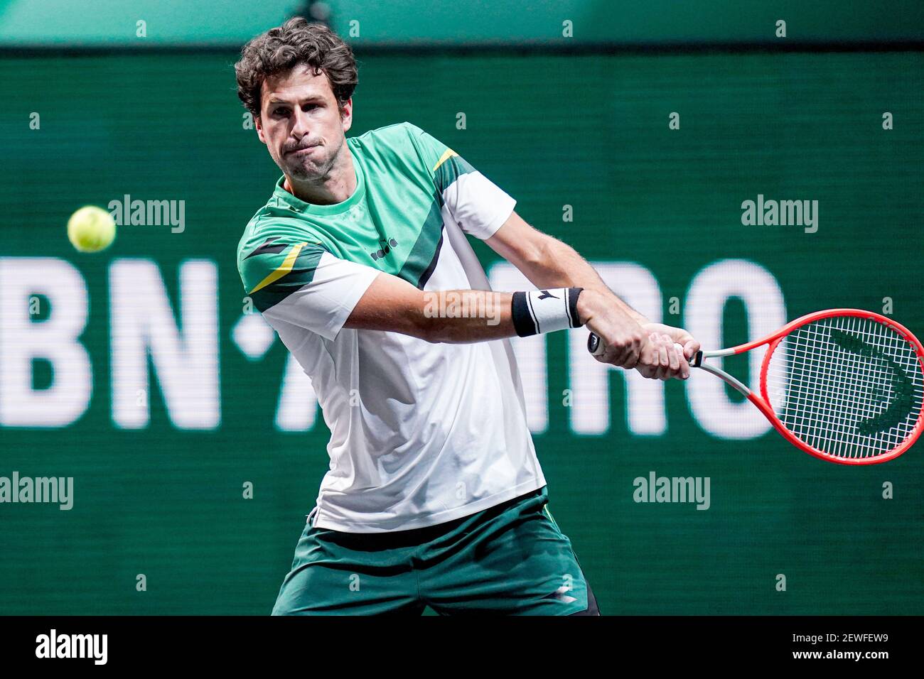 Robin Haase dei Paesi Bassi durante il torneo mondiale di tennis ABN AMRO 2021, torneo ATP 500 il 1 marzo 2021 al Rotterdam Ahoy a Rotterdam, Paesi Bassi - Photo Henk Seppen / Orange Pictures / DPPI / LiveMedia Foto Stock