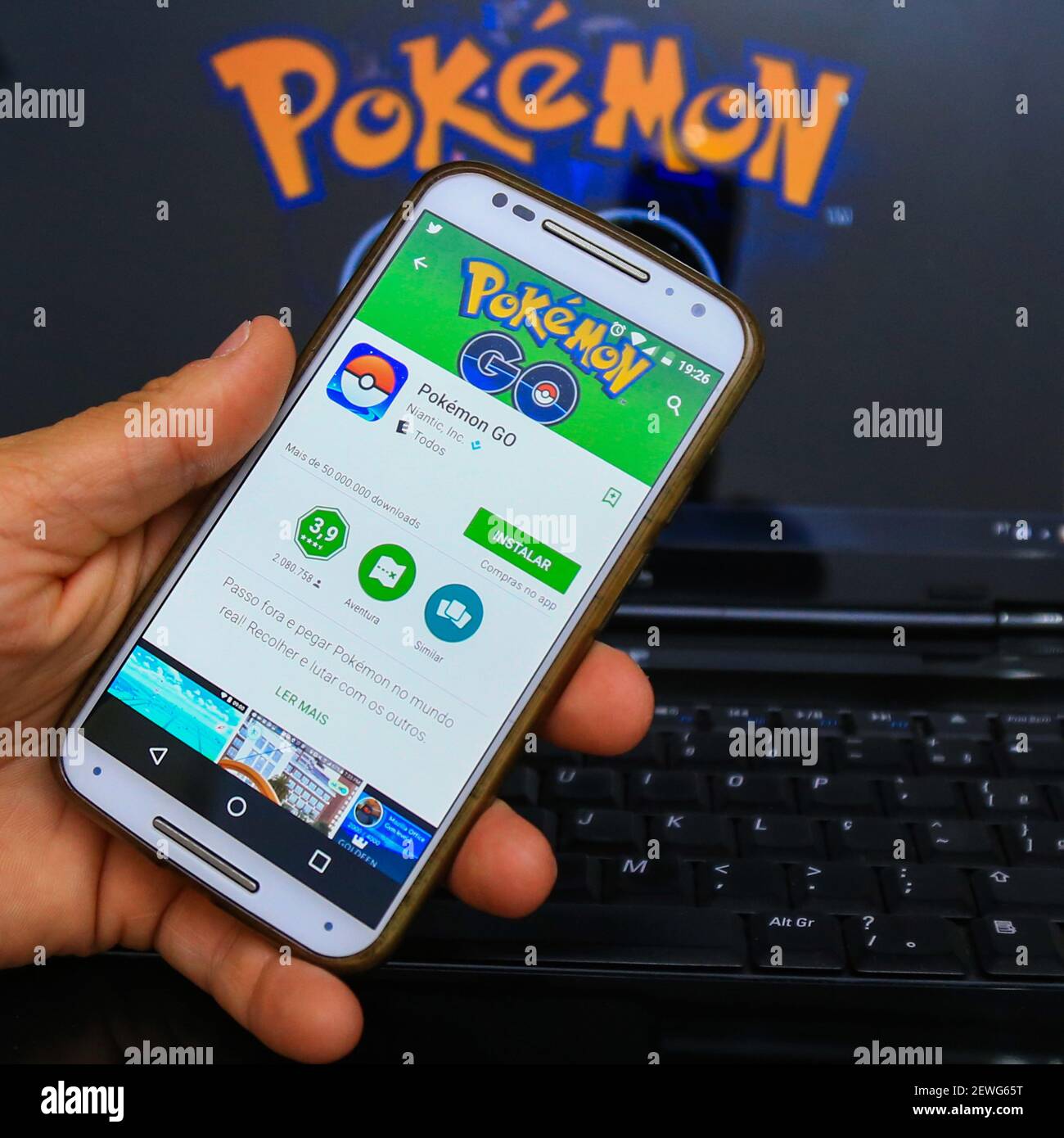 The Pokemon game Go is released in Brazil and can now be downloaded via  Google Play or the Apple Store. Please Use Credit from Credit Field *** O  jogo Pokemon Go é