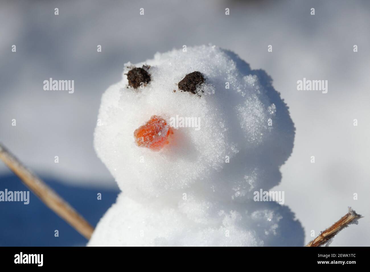 Snowman, Brema, Germania, Europa Foto Stock