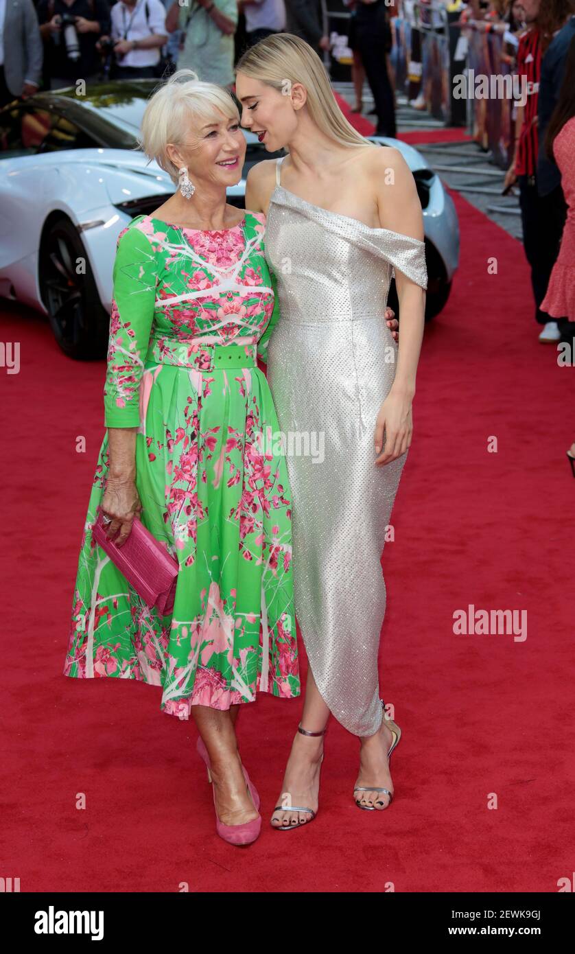 Lug 23, 2019 - Londra, Inghilterra, UK - Fast & Furious: Hobbs & Shaw Screening Photo Shows: Dame Helen Mirren e Vanessa Kirby Foto Stock