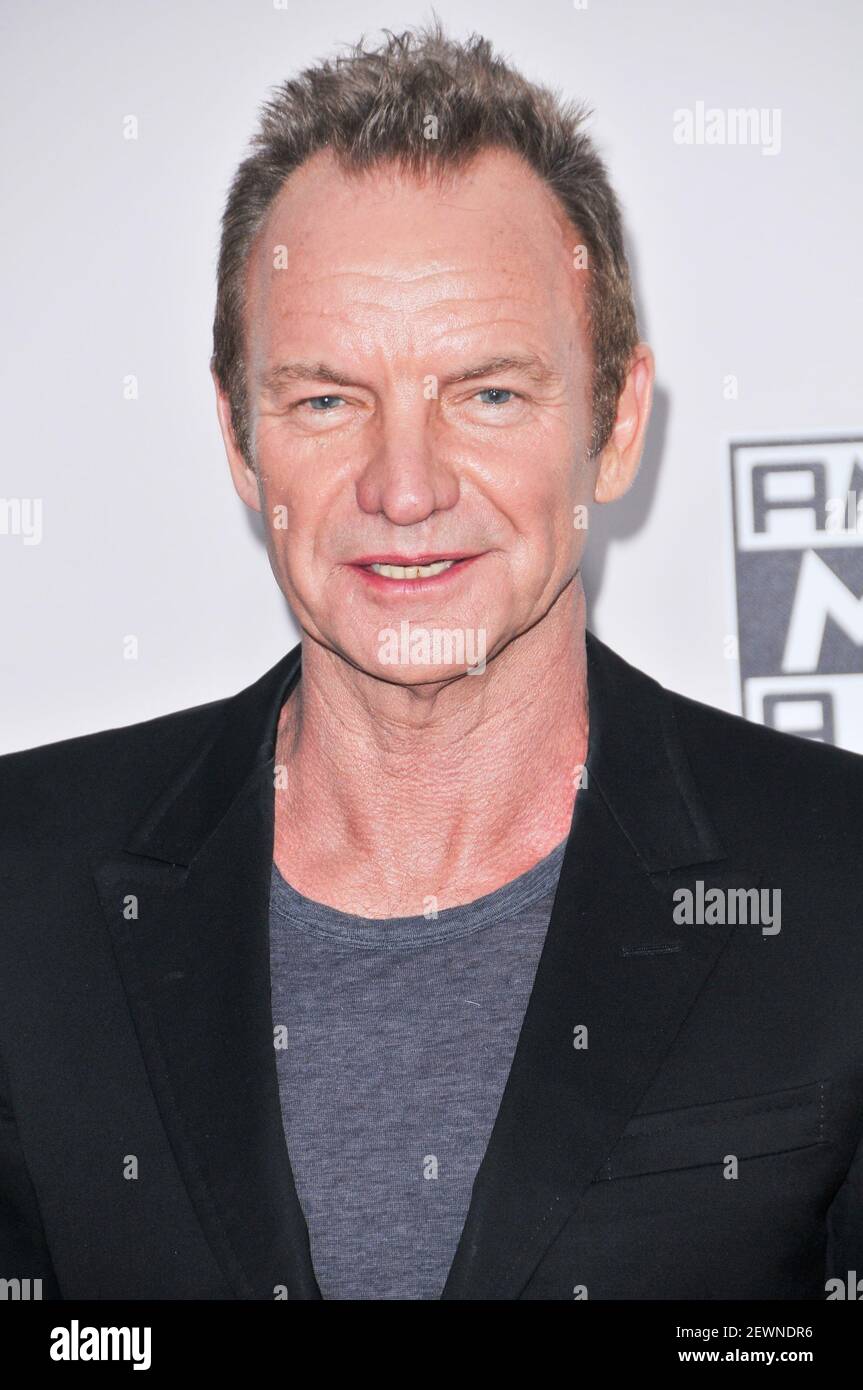 Sting al 2016 American Music Awards tenutosi al Microsoft Theatre il 20 novembre 2016 a Los Angeles, California. *** utilizzare il credito del campo credito *** Foto Stock