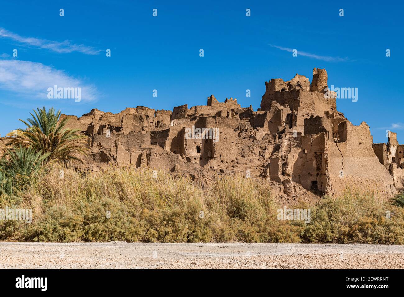 Forte di Pacot (Fort Djado), altopiano di Djado, deserto di Tenere, Sahara, Niger, Africa Foto Stock