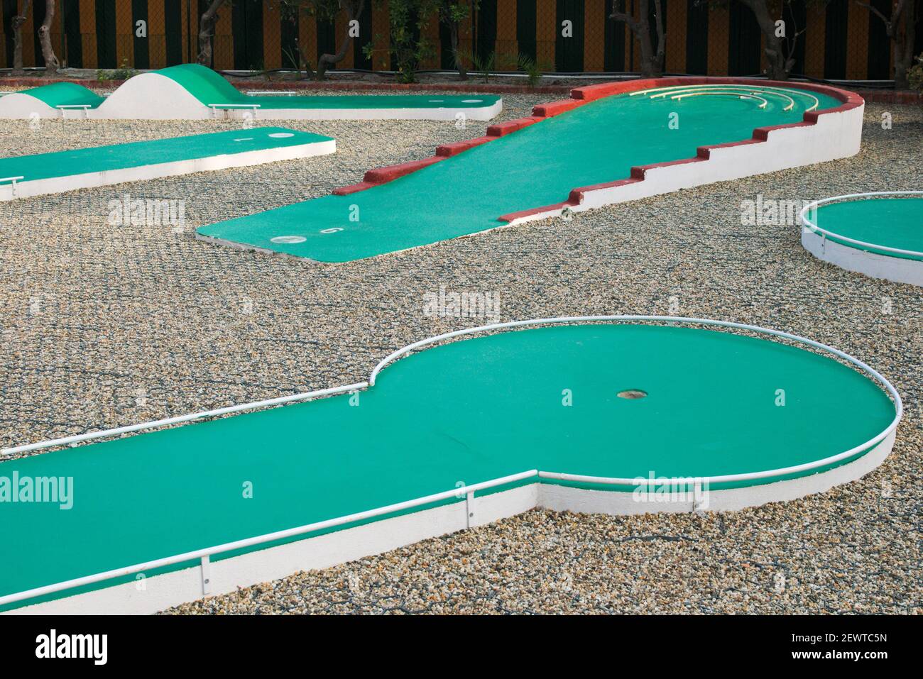 Vuoto Mini Golf Foto Stock