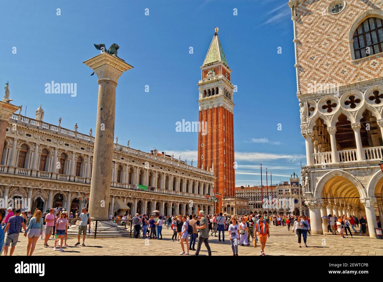 Piazza San Marco, Venezia, Italia. Foto Stock