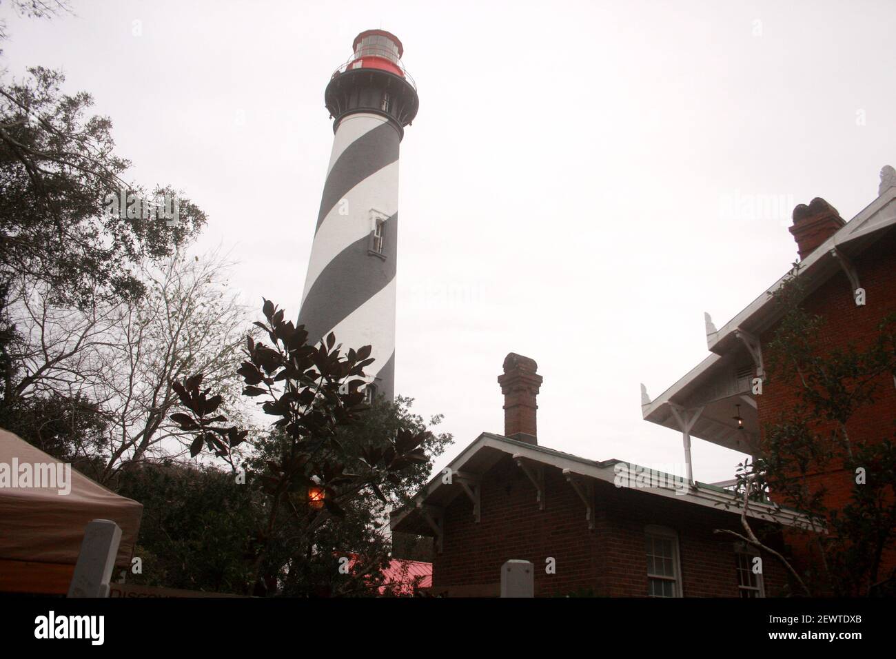 Faro e museo marittimo di St. Augustine in Florida, Stati Uniti Foto Stock