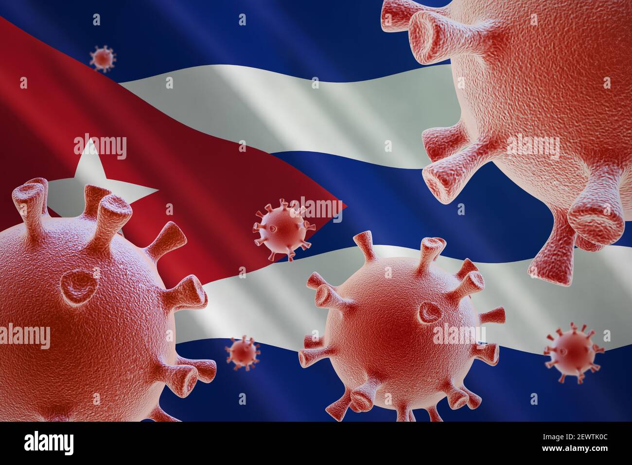 Coronavirus a Cuba Foto Stock