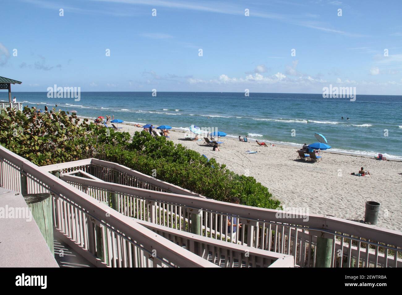 Spiaggia pubblica a Boca Raton, FL, USA Foto Stock