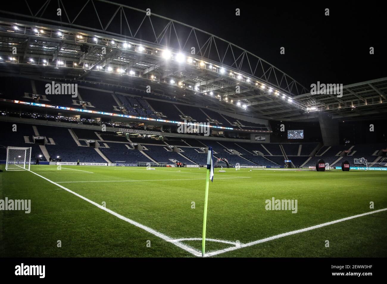 Estadio Dragao durante il gioco maschile TACA de Portugal Porto e Braga all'Estadio do Dragao no Porto Foto Stock
