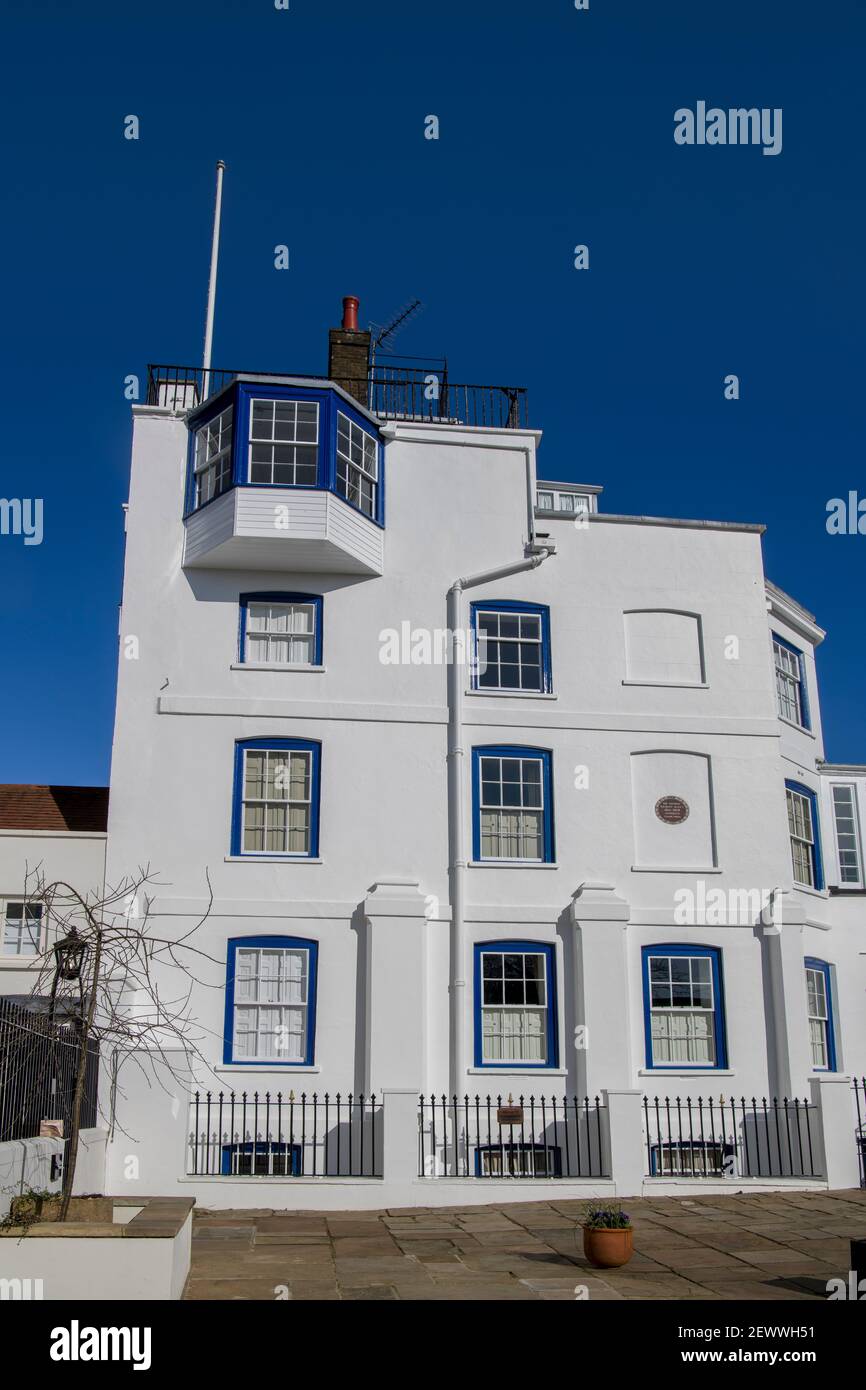 Admiral's House Hampstead nord Londra Inghilterra Foto Stock