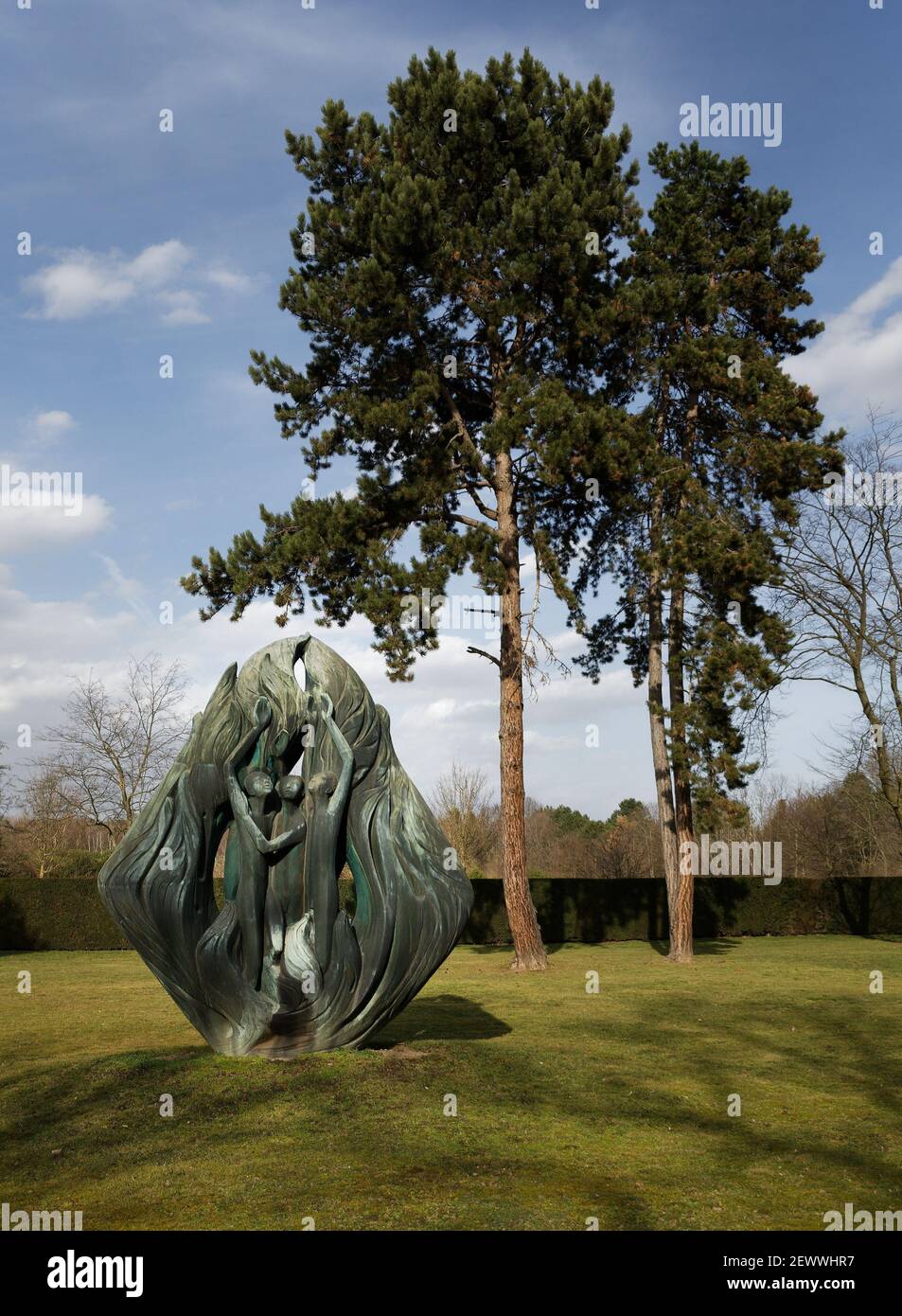 Memoriale alle vittime della GESTAPO durante i nazisti Tirannia dal 1939 al 1945 al westfriedhof di Colonia Foto Stock