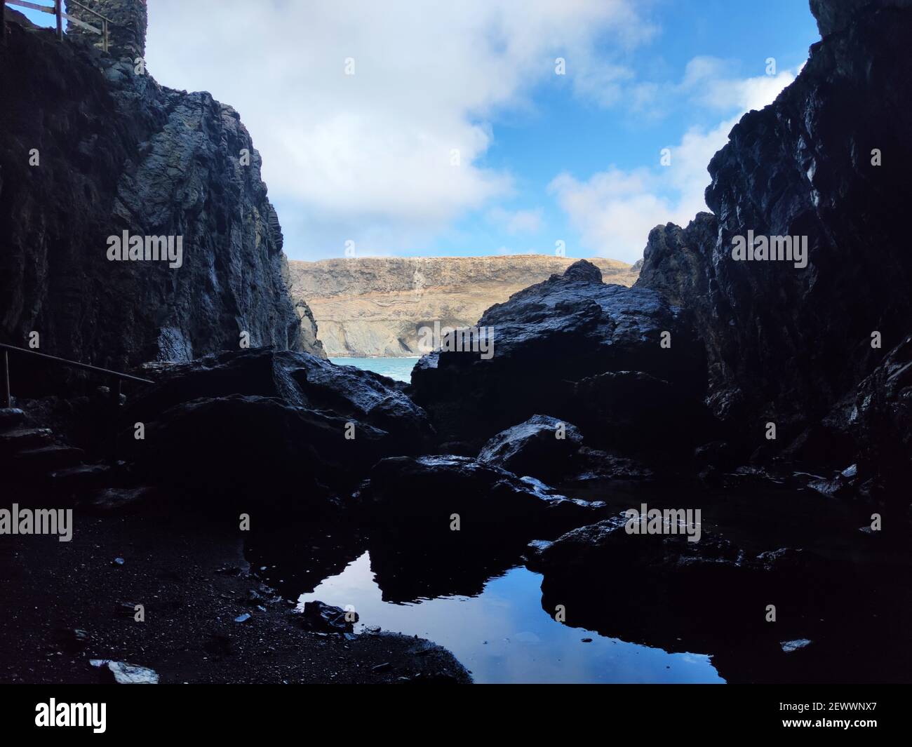 Grotte di Ajuy. Fuerteventura Isole Canarie Foto Stock