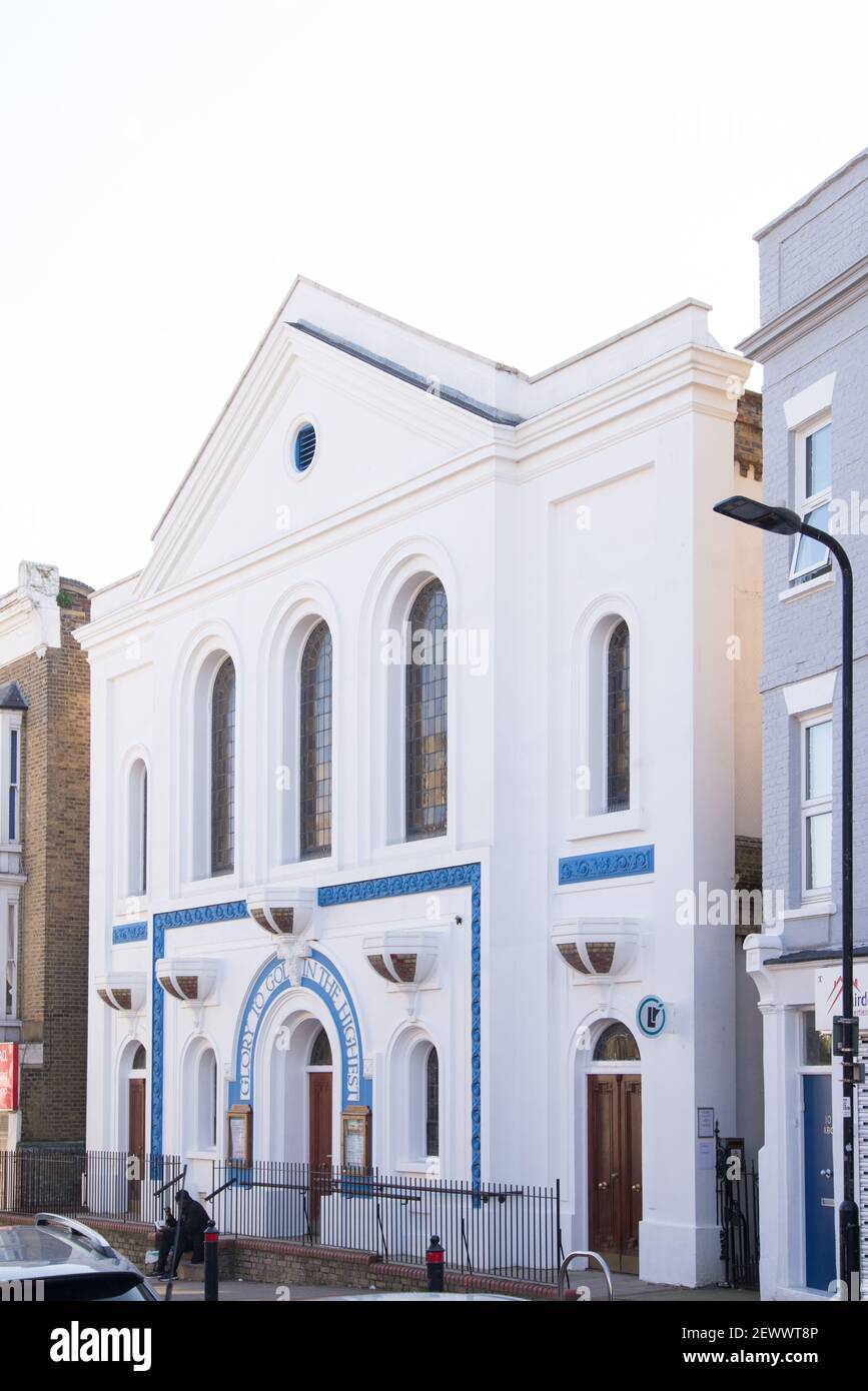Chiesa Battista di Acton di W. Mumford Foto Stock