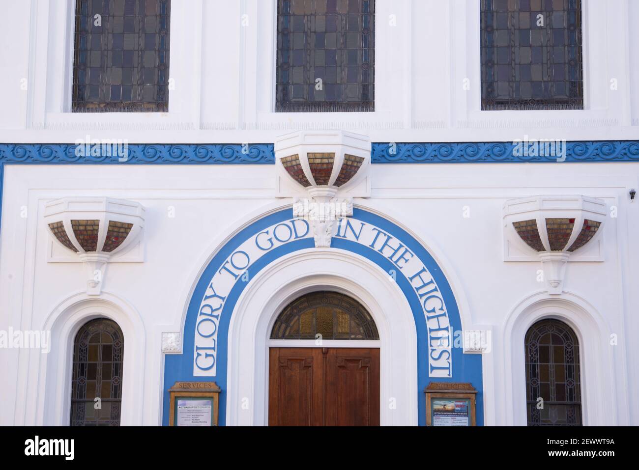 Chiesa Battista di Acton di W. Mumford Foto Stock