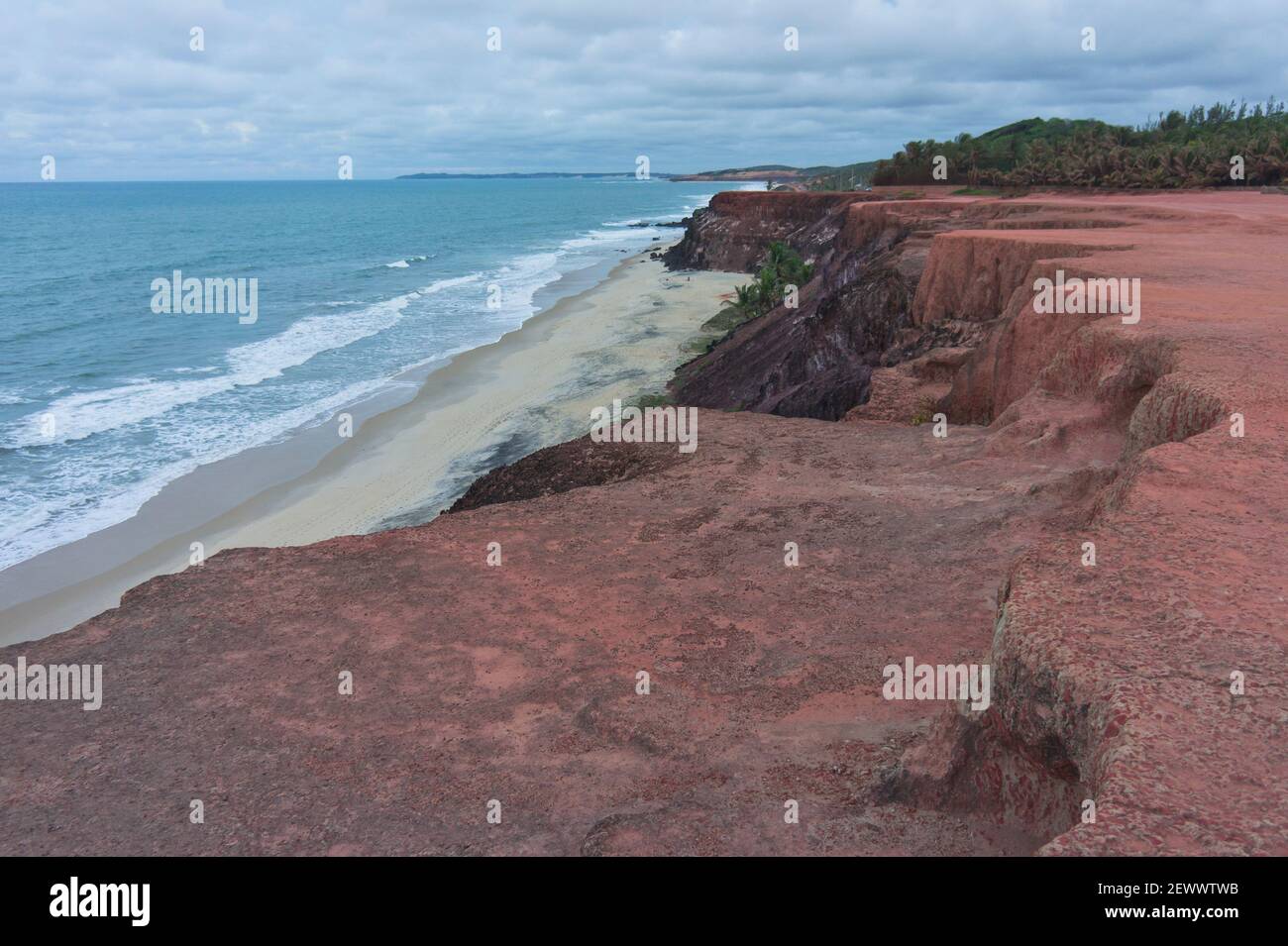 Pipa, Tropical Beach view, Natal, Brasile, Sud America Foto Stock