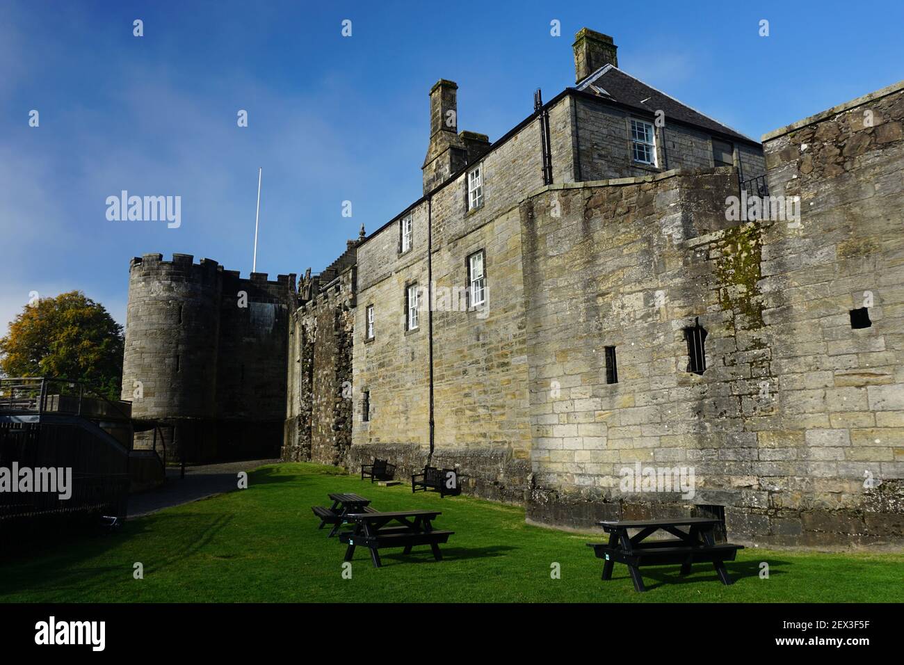 Stirling castello Scozia Outlander luogo Foto Stock