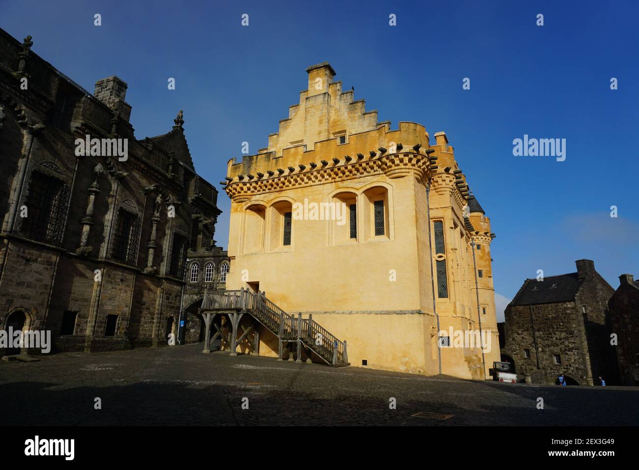 Stirling castello Scozia Outlander luogo Foto Stock