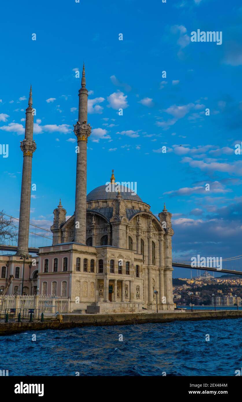 Moschea religiosa ortakary e ponte sul bosforo Istanbul turchia paesaggio  pittura diamante AB trapani punto croce decorazioni per la casa - AliExpress