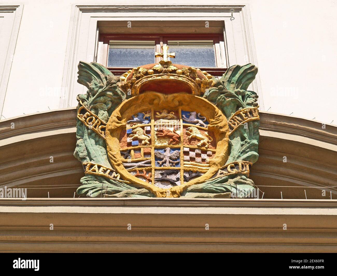 Emblema del Ducato di Braunschweig, Lueneburg Foto Stock