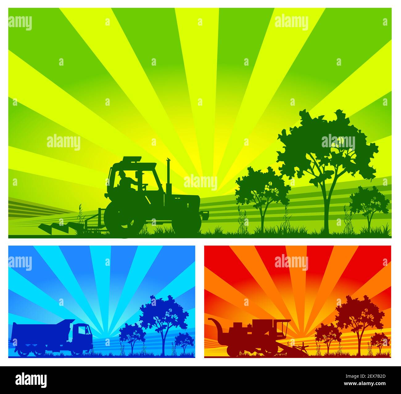 Macchine agricole Foto Stock