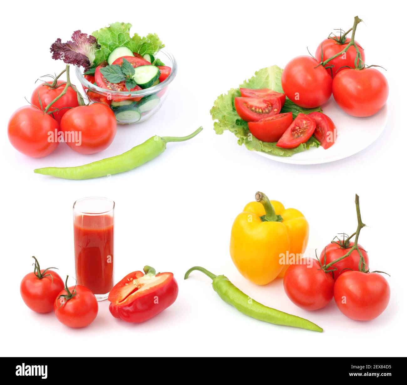 Raccolta di vegetali Foto Stock