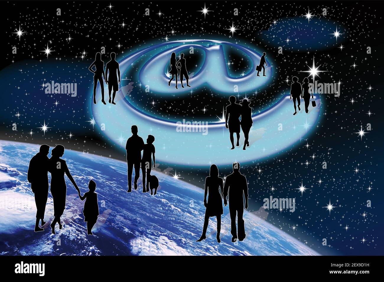 Pianeta terra Foto Stock