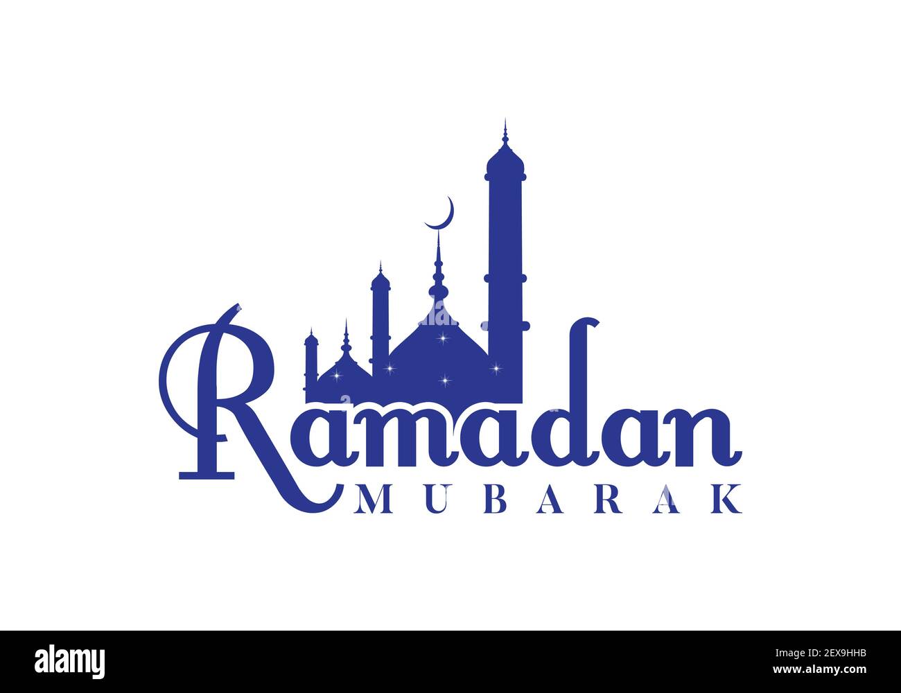 Felice Ramadan Kareem disegno islamico, Ramadan Mubarak Illustrazione Vettoriale