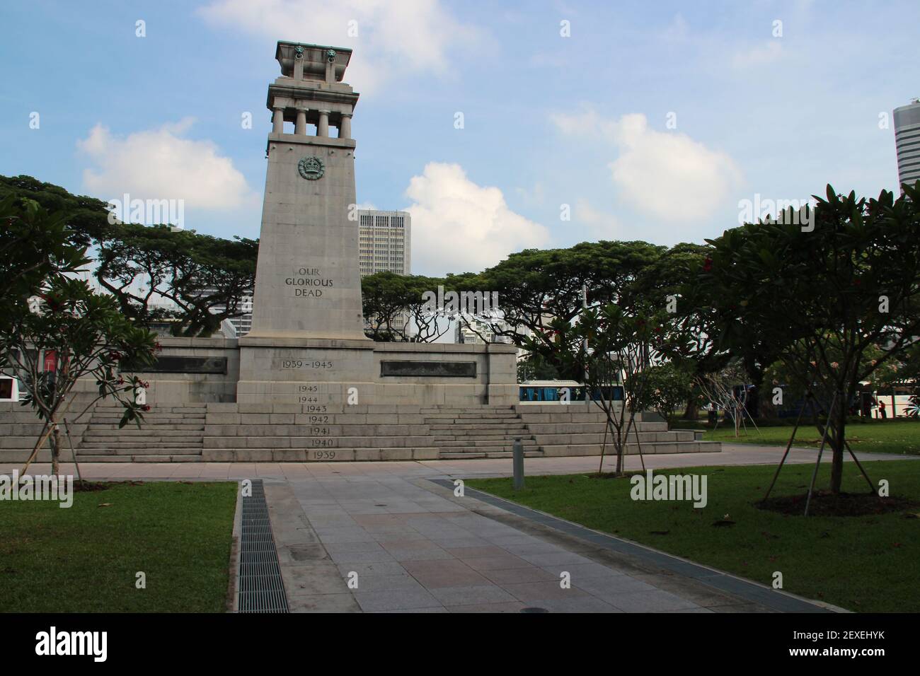 monumento (cenotafh) a singapore Foto Stock