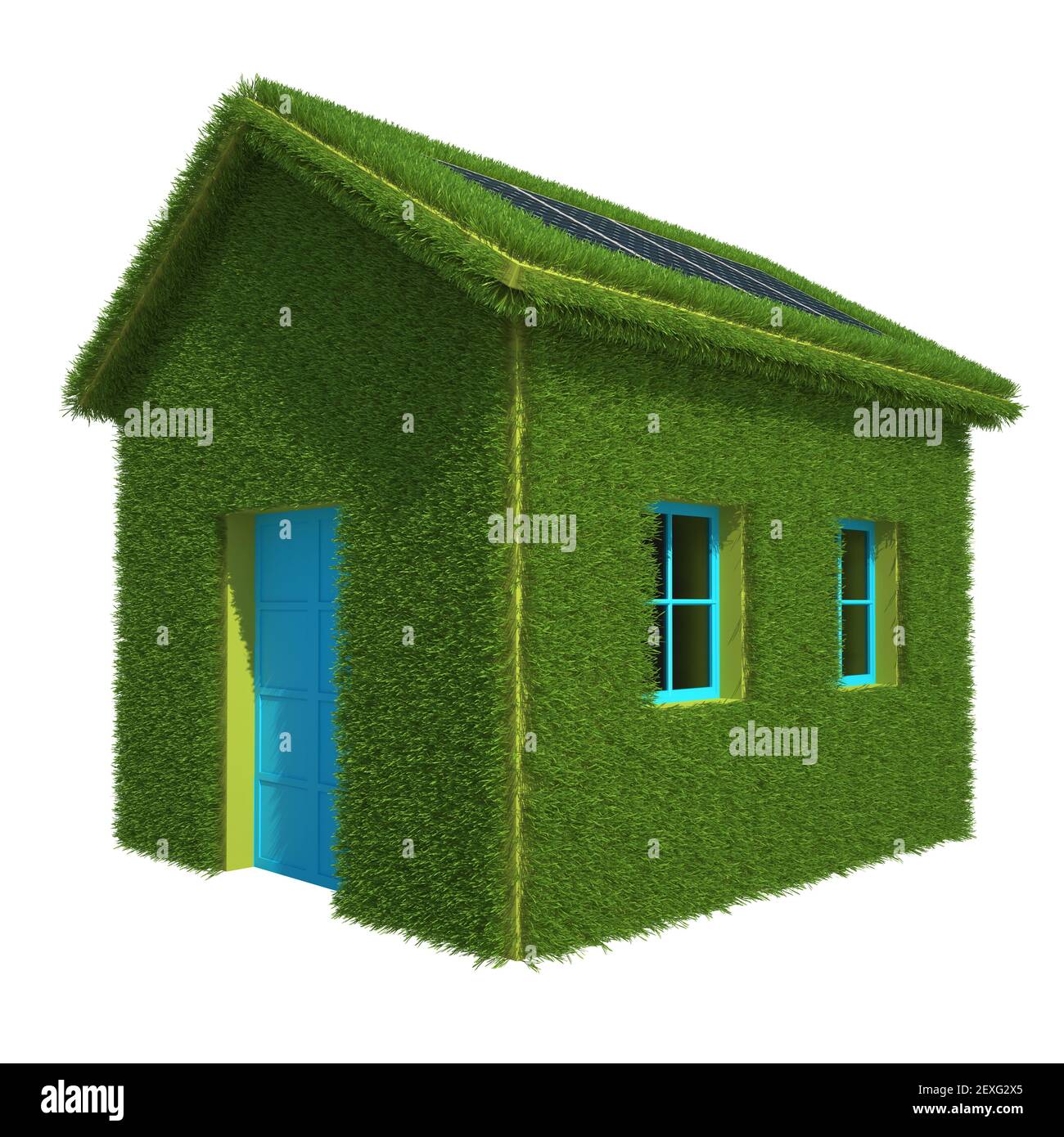 La casa ecologica Foto Stock