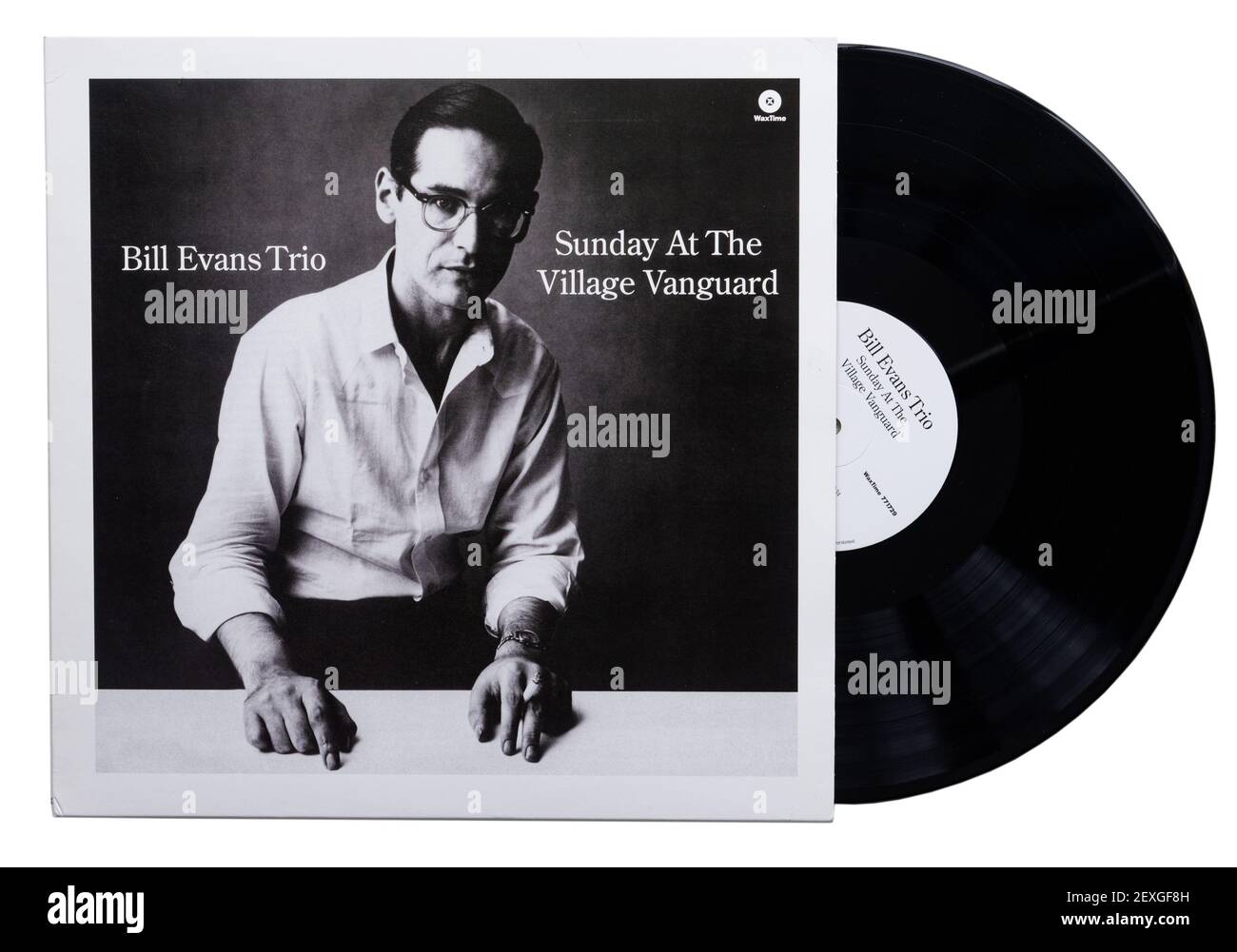 Domenica al Village Vanguard album di vinile jazz di Bill Evans Trio Foto Stock