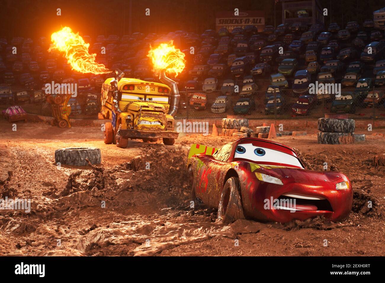 Cars 3 film: Lightning McQueen Foto Stock