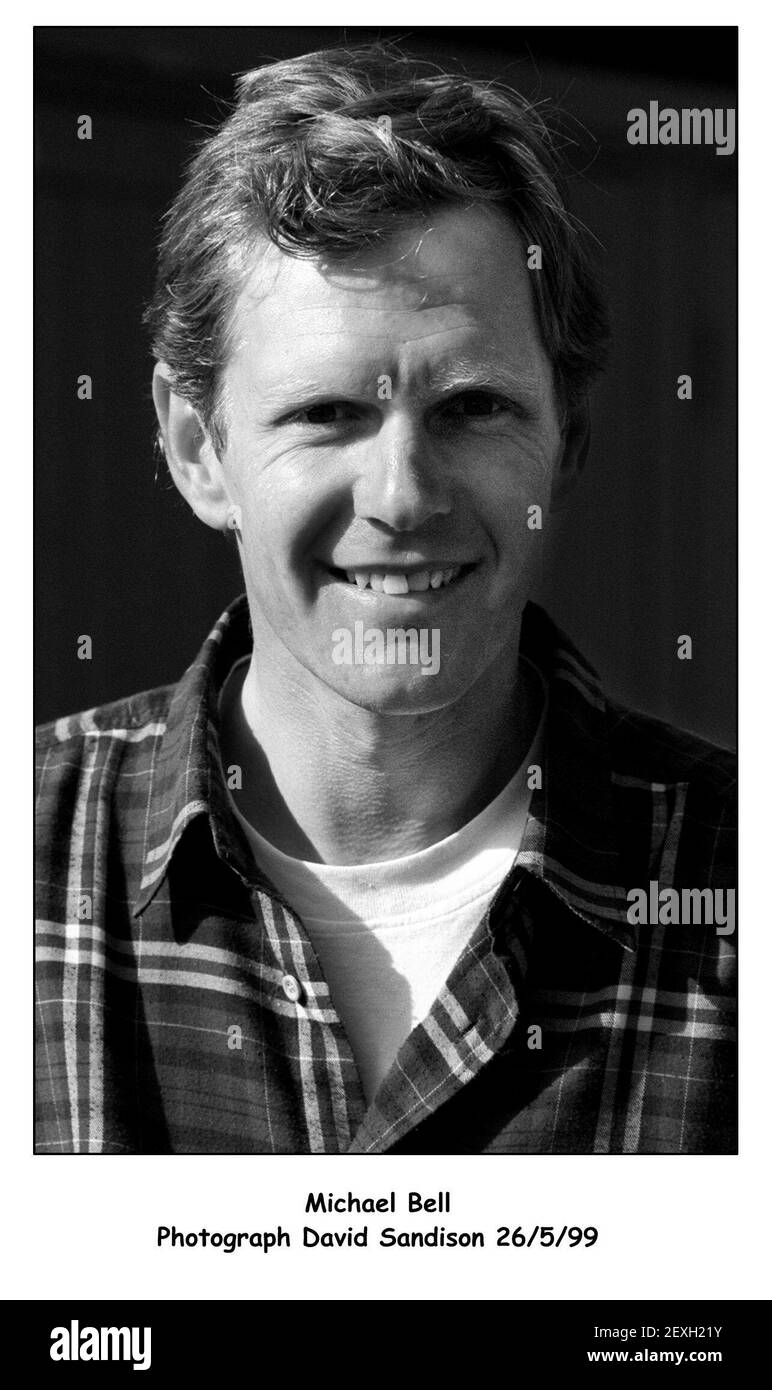 Michael Bell allenatore di cavalli da corsa maggio 1999 Foto Stock