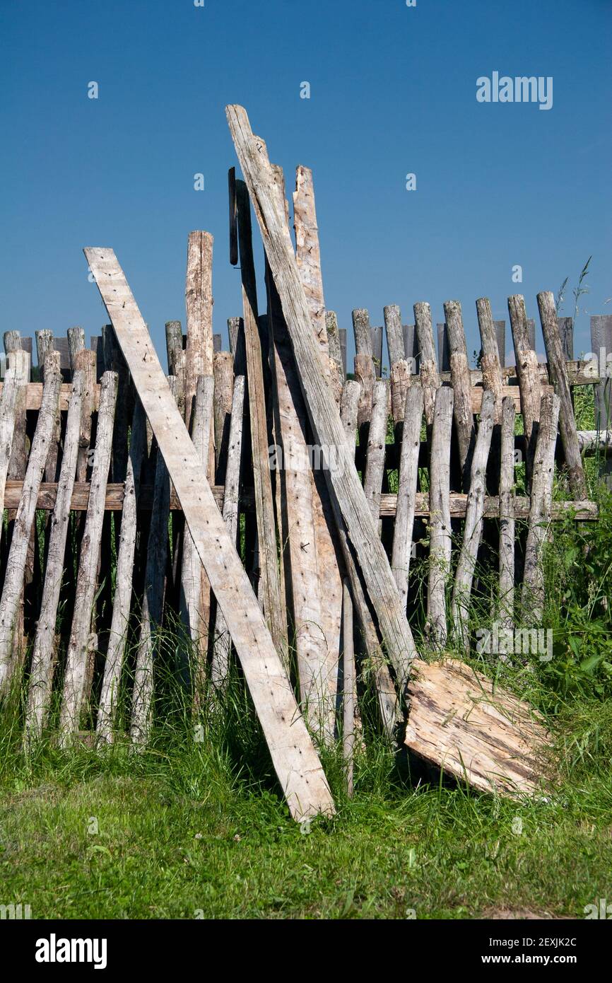 Listelli di legno Foto Stock