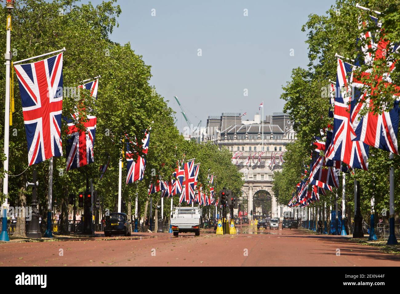 Buckingham Palace ingresso Foto Stock