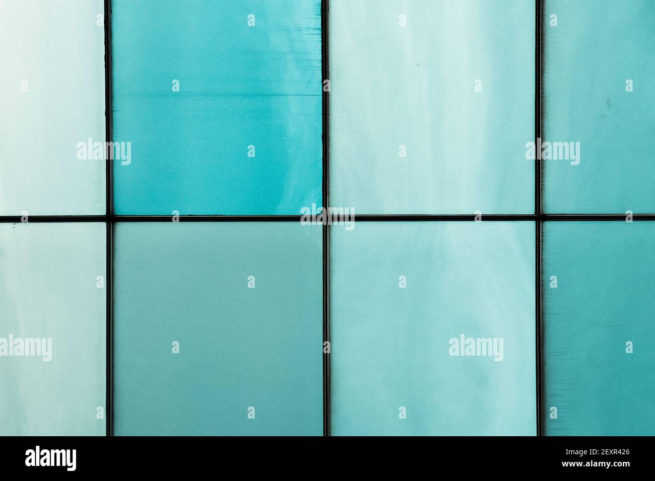 Superficie bluastra, linee nere. Foto Stock