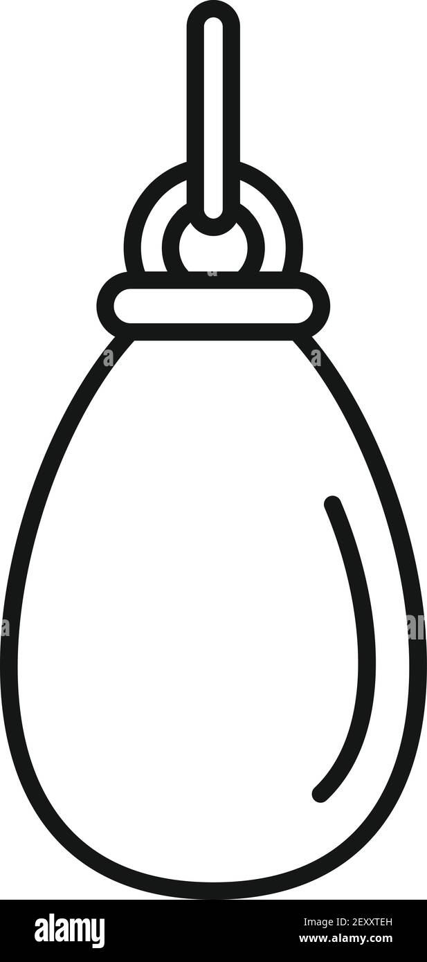 Icona dell'orecchio della madre, stile del contorno Illustrazione Vettoriale