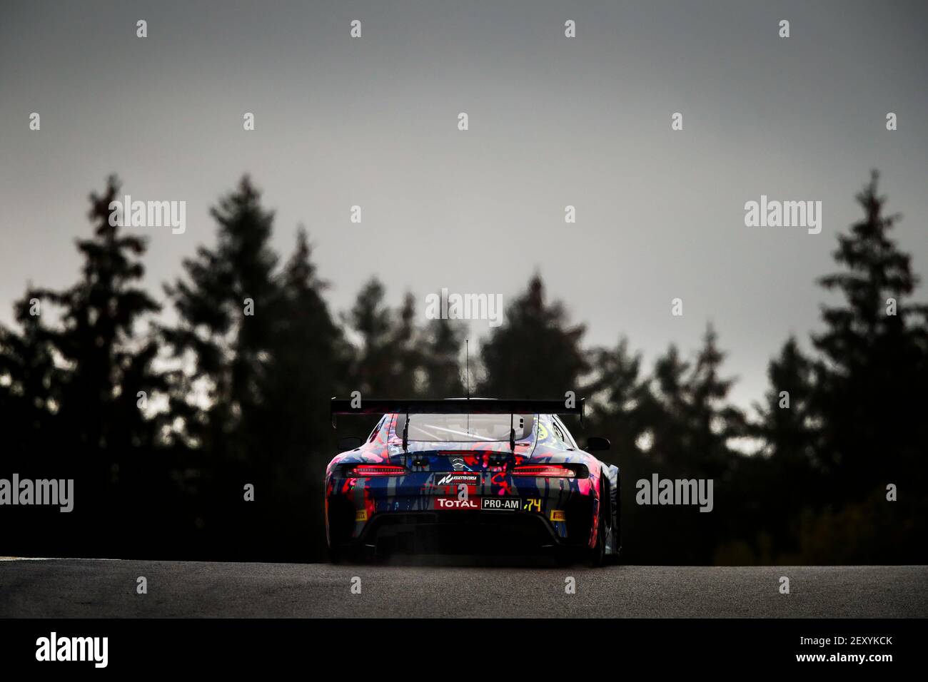 74 Vos Remon (ndl), Konrad Martin (aut), Onslow-Cole Tom (gbr), Mcleod Callum (gbr), RAM Racing, Mercedes-AMG GT3, in azione durante la 2020 24 ore di Spa, 3° round della GT World Challenge Europe Endurance Cup e della International GT Challenge dal 22 al 25 ottobre 2020 sul circuito di Spa-Francorchamps, a Stavelot, Belgio - Foto Florent Gooden/DPPI Foto Stock