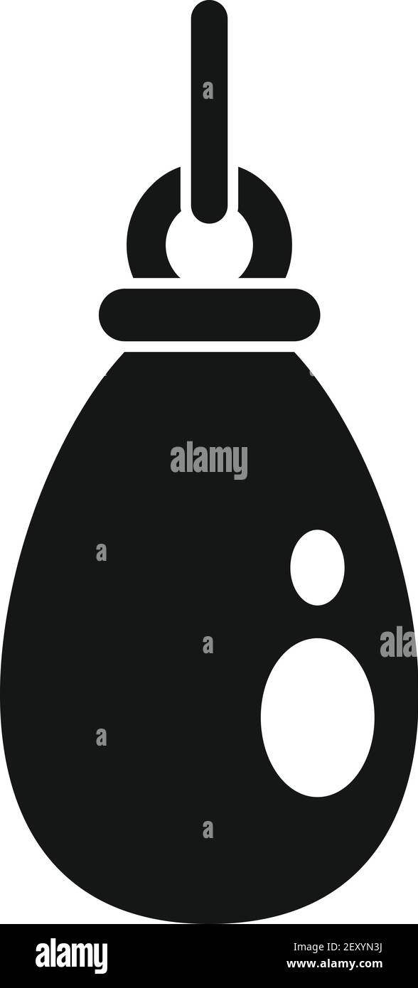 Icona dell'orecchio della madre, stile semplice Illustrazione Vettoriale