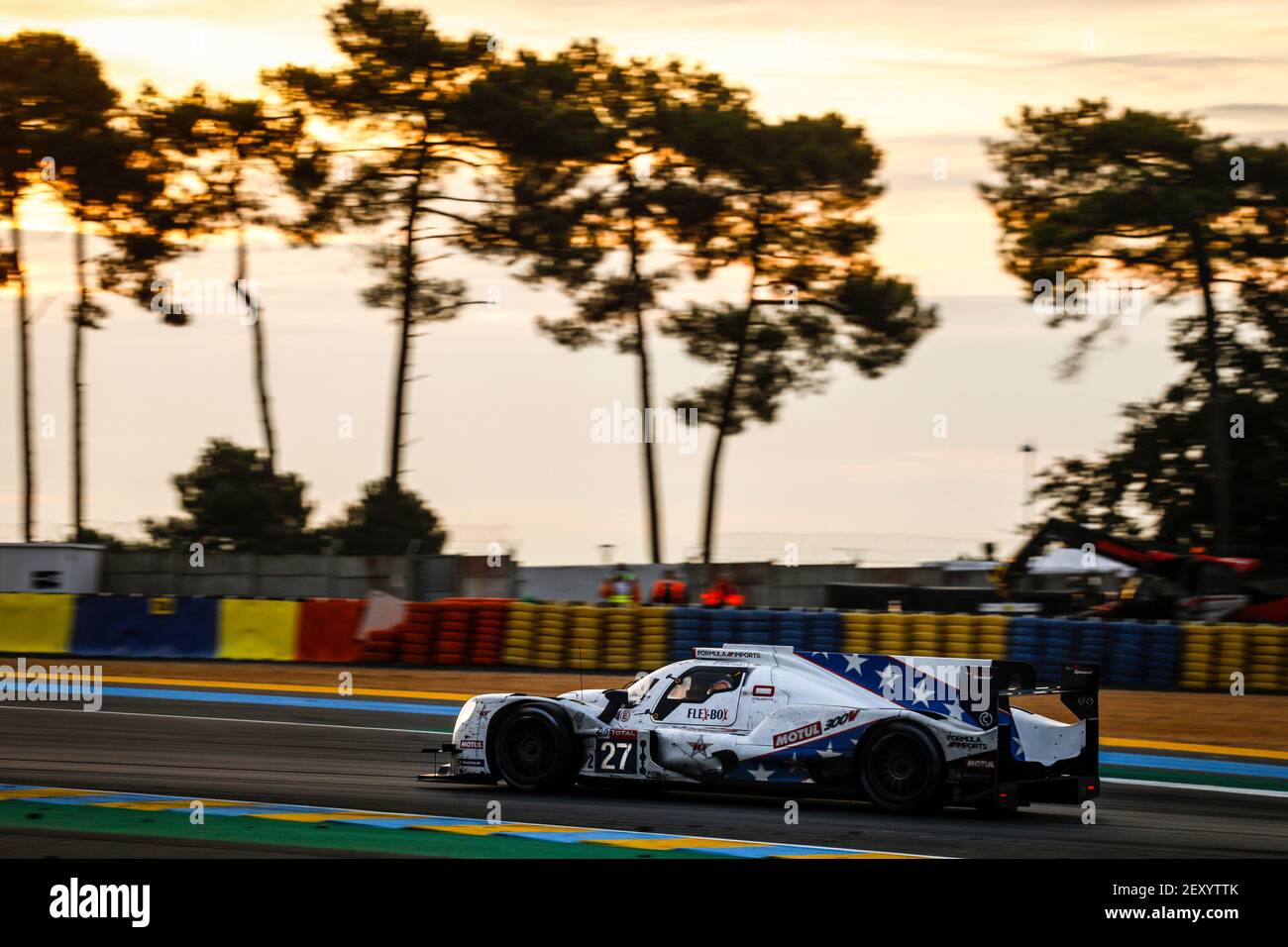 27 Hanley ben (gbr), Hedman Henrik (swi), Van der Zande Renger (nld), DragonSpeed USA, Oreca 07-Gibson, azione durante la 2020 24 ore di le Mans, 7° appuntamento del Campionato Mondiale FIA Endurance 2019-20 sul circuito des 24 Heures du Mans, dal 16 al 20 settembre, 2020 a le Mans, Francia - Foto Francois Flamand / DPPI Foto Stock