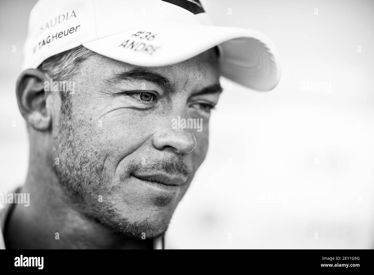 LOTTERER André (deu), Spark-Porsche 99X Electric, TAG Heuer Porsche Formula e Team, ritratto media pen durante il CBMM Niobium Mexico City e-Prix 2020, 4° appuntamento del campionato di Formula e 2019-20, sull'Autodromo Hermanos Rodriguez dal 17 al 18 febbraio, in Messico - Photo Germain Hazard / DPPI Foto Stock