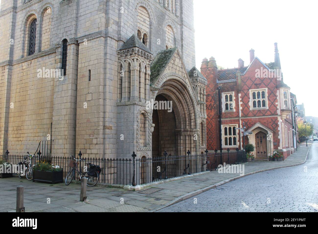 Bury St Edmunds, Regno Unito in autunno Foto Stock