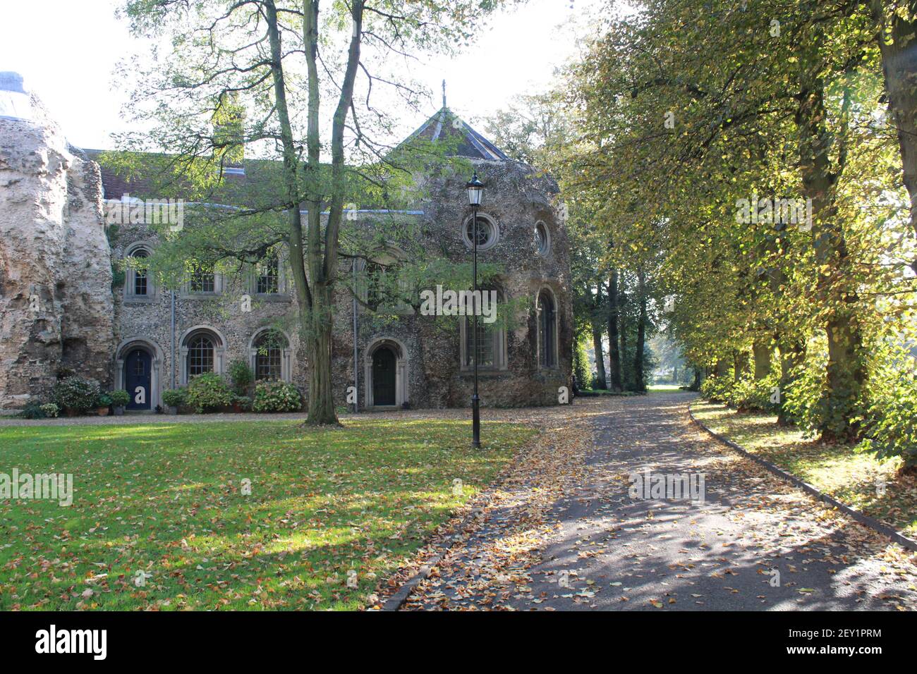 Bury St Edmunds, Regno Unito in autunno Foto Stock