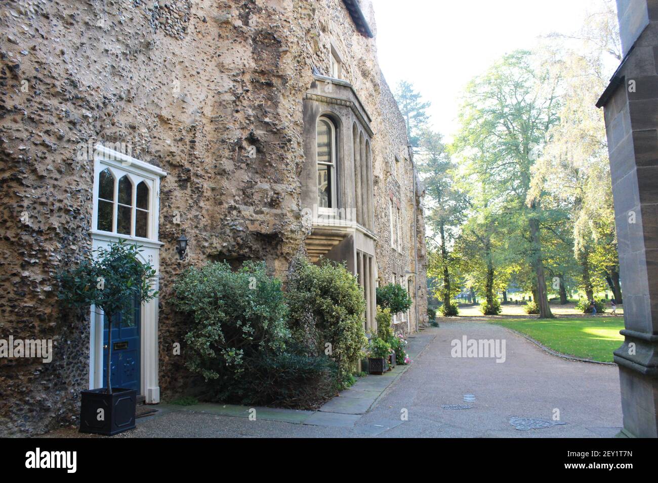 Bury St Edmunds, Regno Unito in autunno Foto Stock