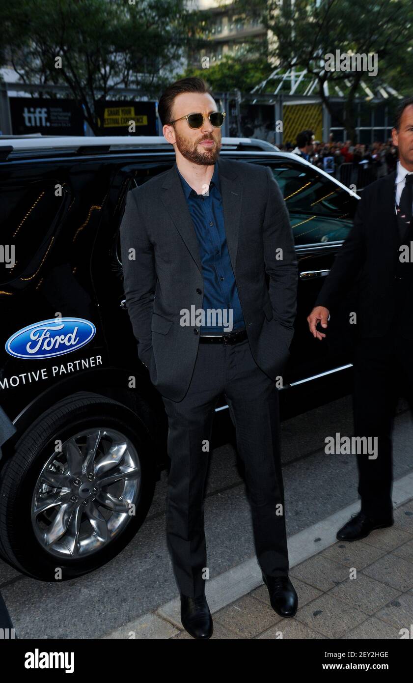 12 settembre 2014 - Toronto, Ontario, Canada - Chris Evans. Prima assoluta di 'Before We Go' durante il Festival Internazionale del Cinema di Toronto del 2014 che si tiene al Princess of Wales Theatre. Photo credit: Brent Perniac/AdMedia/Sipa USA Foto Stock